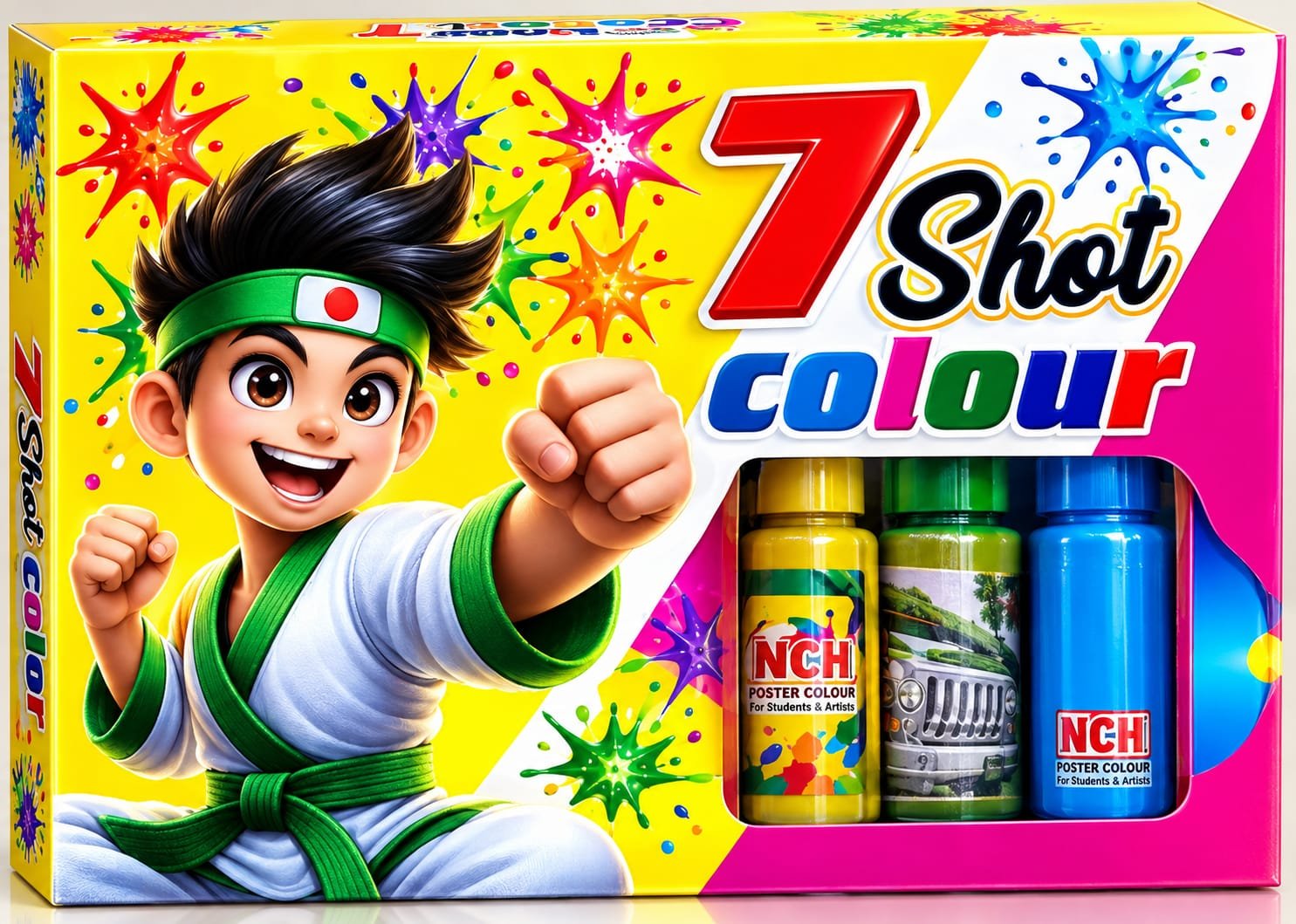 7 Shot Multi Colour